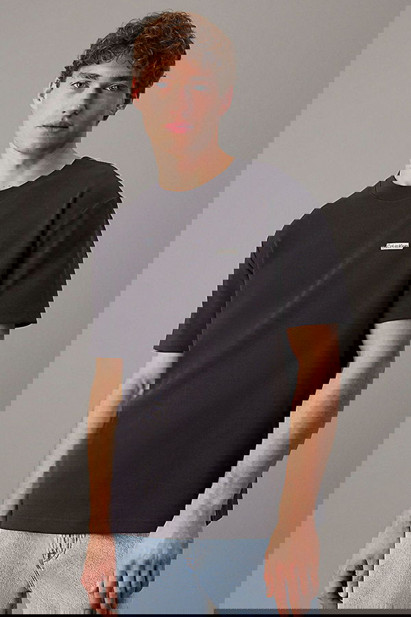 Calvin Klein Erkek T-shirt ANTRASIT Calvin Klein Erkek T-shirt ANTRASIT