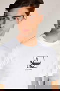 Calvin Klein Erkek T-shirt Beyaz