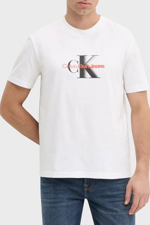 Calvin Klein Erkek T-shirt Beyaz Calvin Klein Erkek T-shirt Beyaz