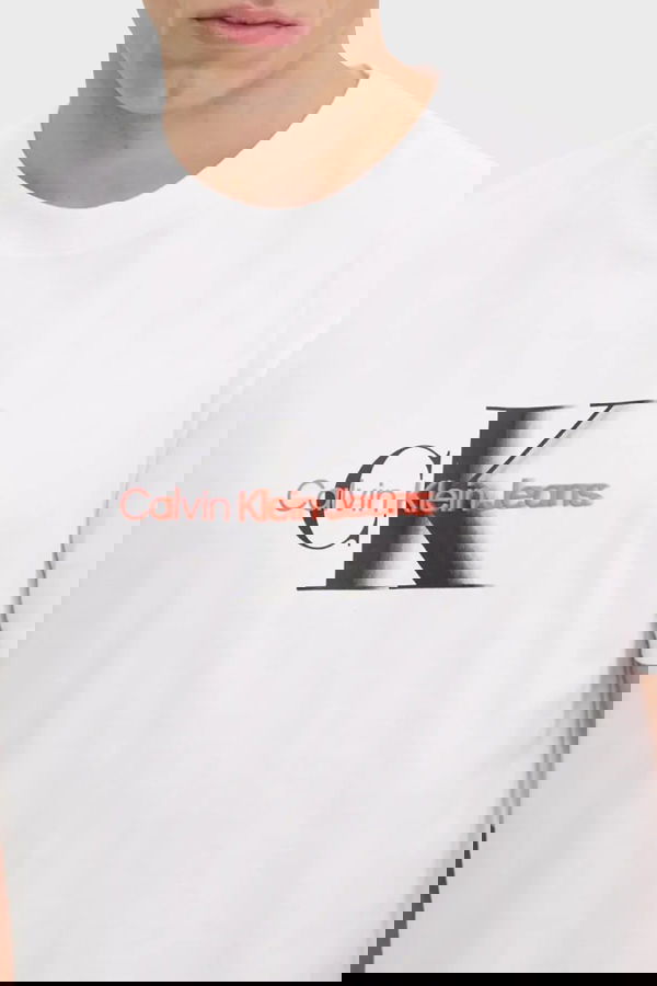 Calvin Klein Erkek T-shirt Beyaz Calvin Klein Erkek T-shirt Beyaz