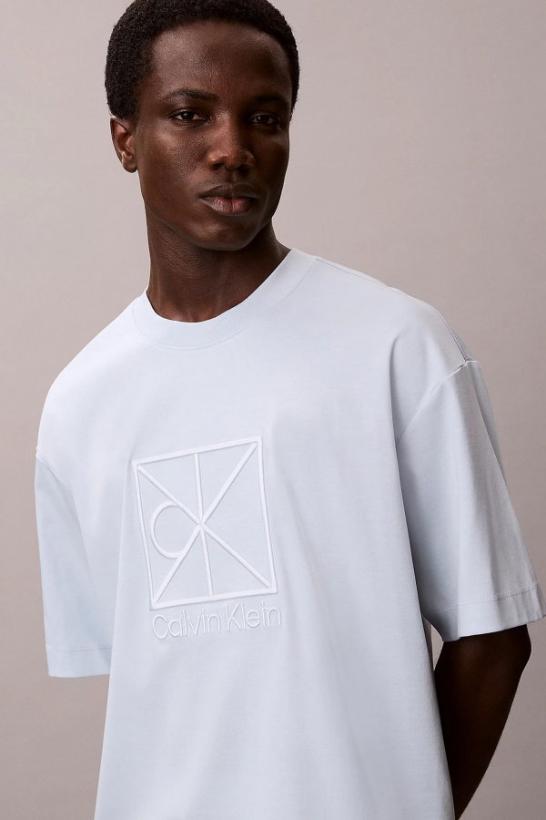 Calvin Klein Erkek T-shirt MAVI