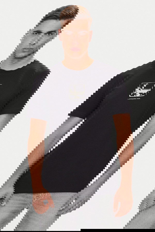 Calvin Klein Erkek T-shirt SIYAH Calvin Klein Erkek T-shirt SIYAH