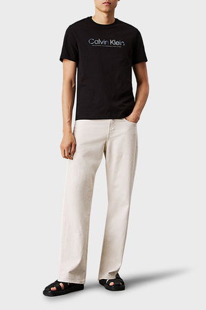 Calvin Klein Erkek T-shirt SİYAH Calvin Klein Erkek T-shirt SİYAH