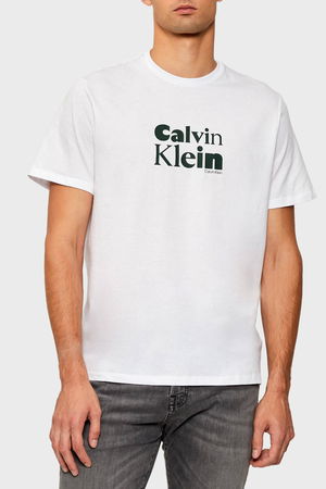 Calvin Klein Erkek T-shirt Beyaz