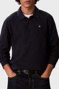 Calvin Klein Erkek Uzun Kollu Polo Yaka T-shirt SIYAH