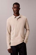 Calvin Klein Erkek Uzun Kollu T-shirt BEJ
