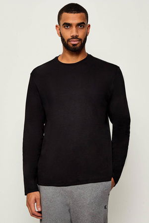 Calvin Klein Erkek Uzun Kollu T-shirt SIYAH