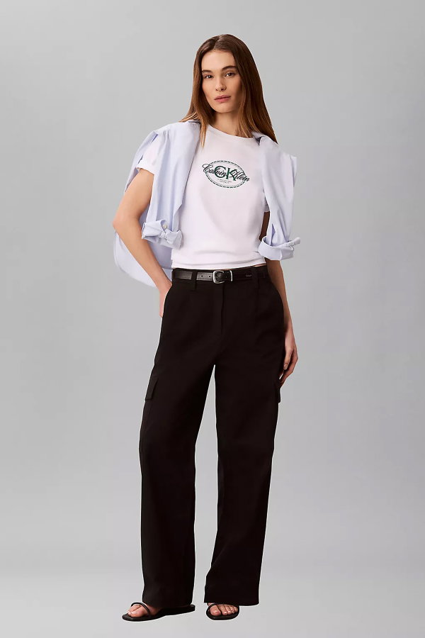 Calvin Klein Kadın Bel Lastikli Pantolon SIYAH