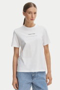 Calvin Klein Kadın Bisiklet Yaka T-shirt BEYAZ