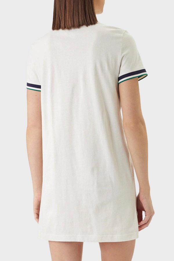 Calvin Klein Kadın Bisiklet Yaka T-shirt BEYAZ