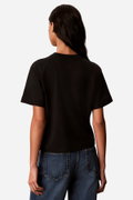 Calvin Klein Kadın Bisiklet Yaka T-shirt SIYAH