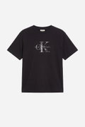 Calvin Klein Kadın Bisiklet Yaka T-shirt SIYAH