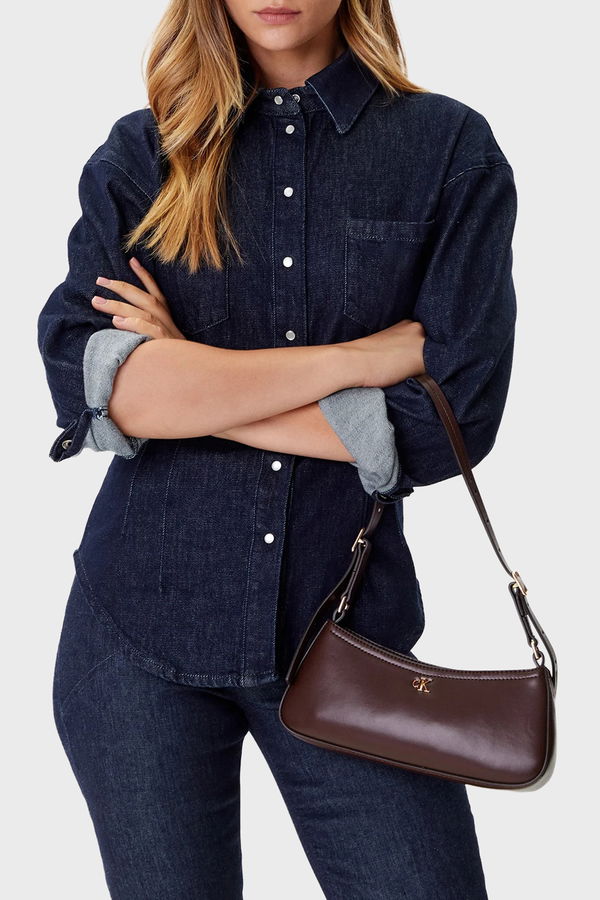Calvin Klein Kadın Omuz Çanta BORDO Calvin Klein Kadın Omuz Çanta BORDO