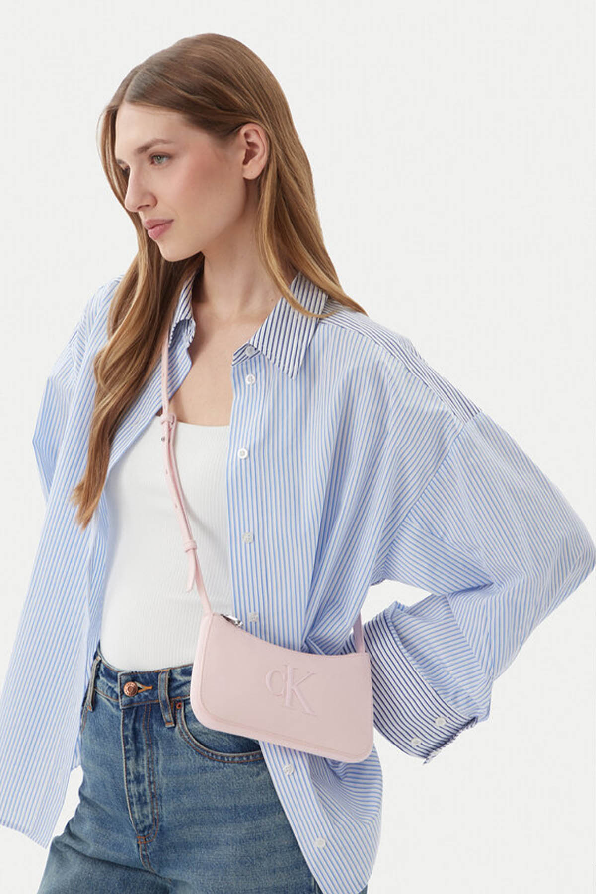 Calvin Klein Kadın Omuz Çantası PEMBE