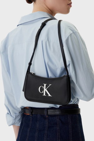 Calvin Klein Kadın Omuz Çantası SIYAHBEYAZ