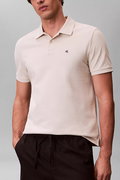 Calvin Klein Erkek Polo Yaka T-shirt KREM