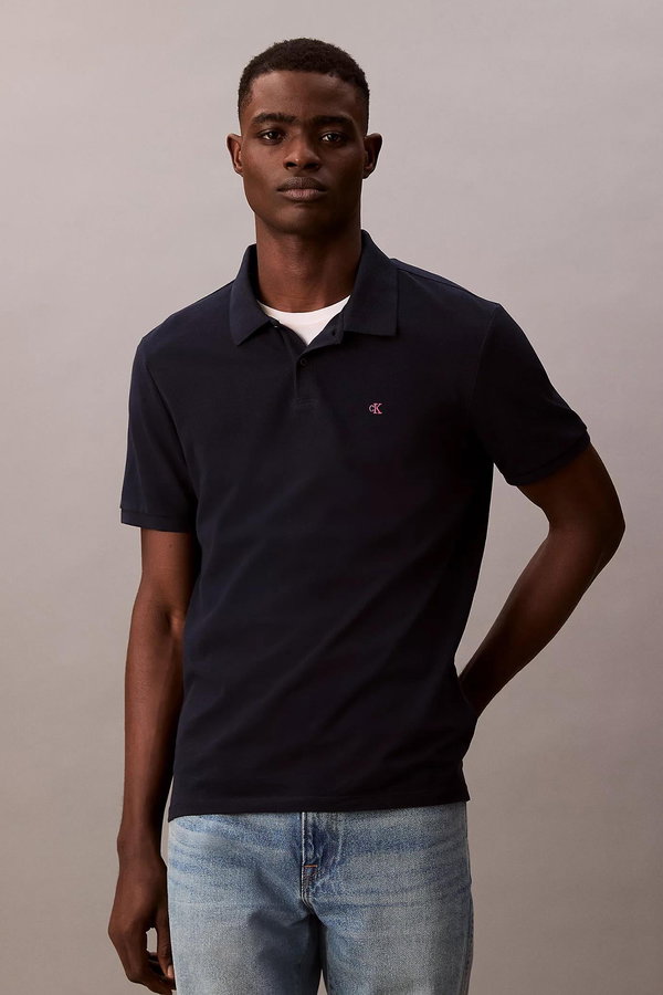 Calvin Klein Erkek Polo Yaka T-shirt LACIVERT