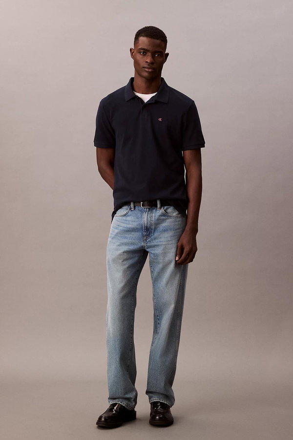 Calvin Klein Erkek Polo Yaka T-shirt LACIVERT