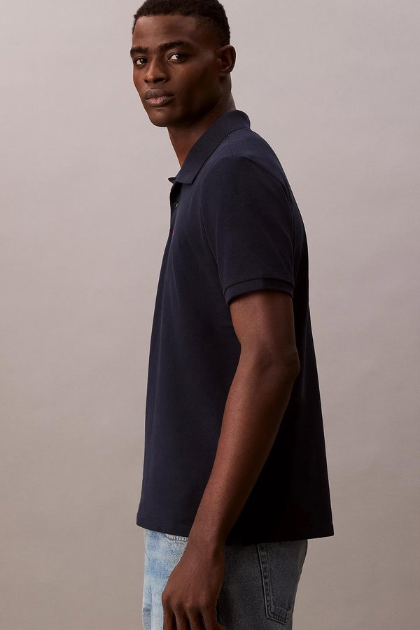 Calvin Klein Erkek Polo Yaka T-shirt LACIVERT