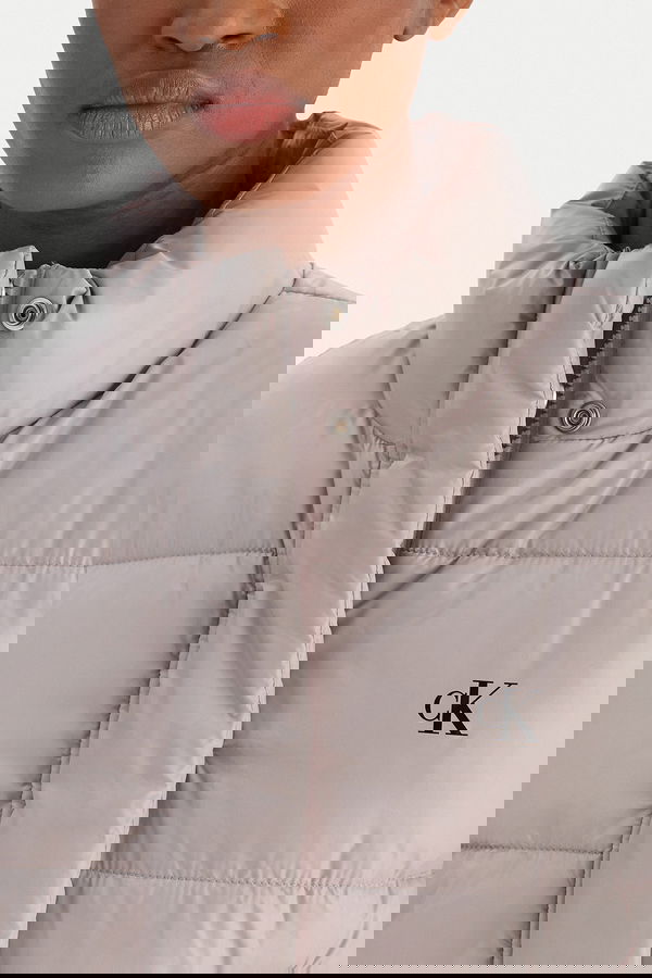 Calvin Klein Kadın Şişme Mont GRI