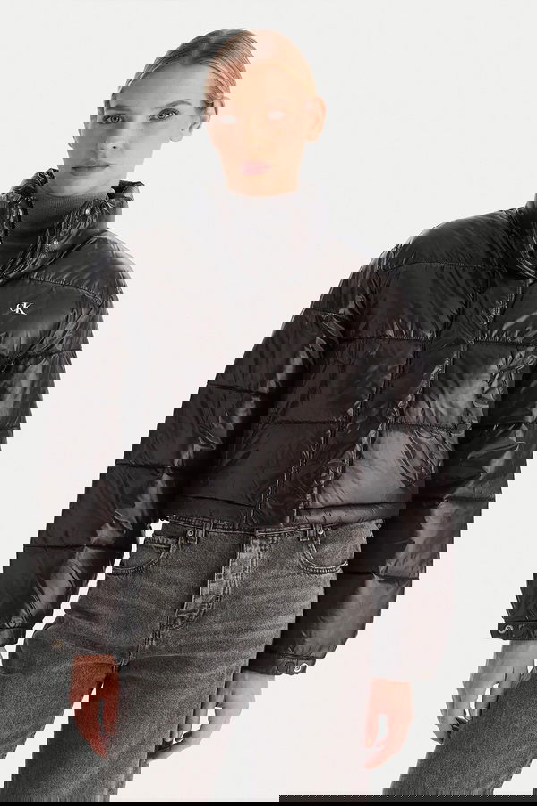 Calvin Klein Kadın Şişme Mont SIYAH