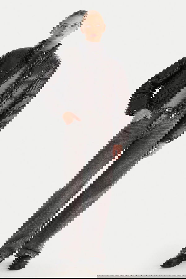 Calvin Klein Kadın Şişme Mont SIYAH