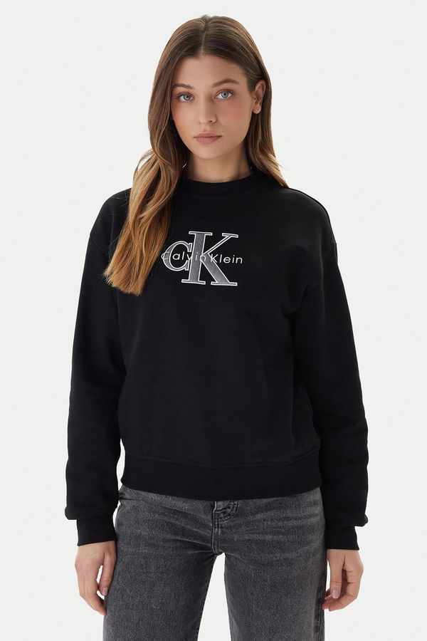 Calvin Klein Kadın Sweatshirt SIYAH