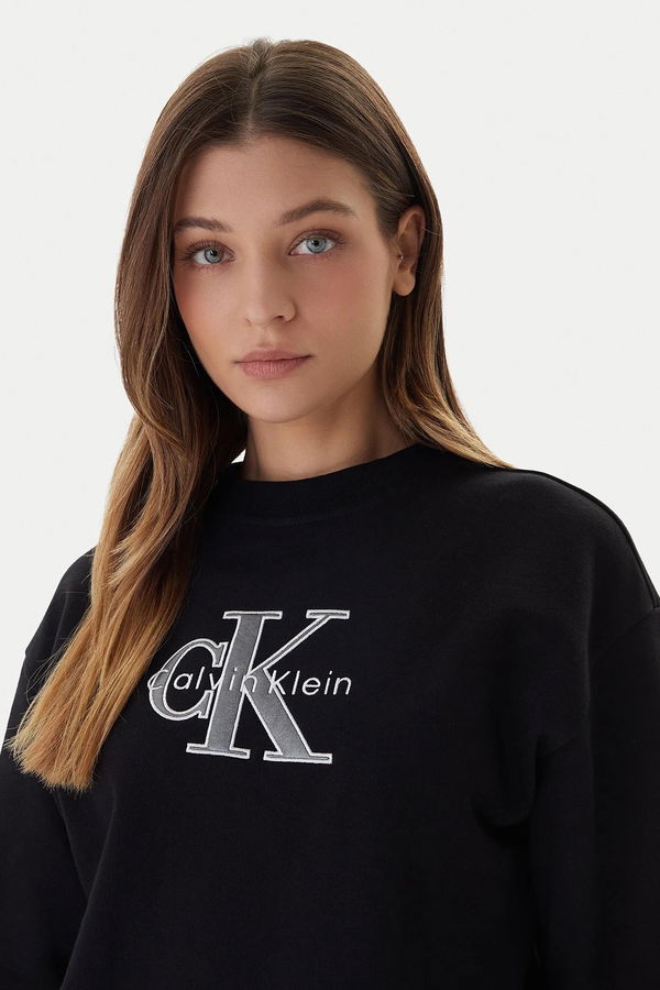 Calvin Klein Kadın Sweatshirt SIYAH