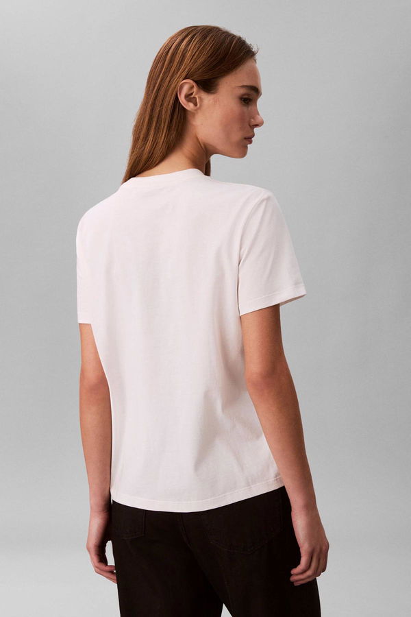 Calvin Klein Kadın T-shirt KREM