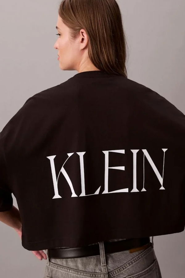 Calvin Klein Kadın T-shirt SIYAH Calvin Klein Kadın T-shirt SIYAH