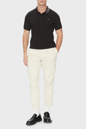 Calvin Klein Polo Yaka Erkek T-shirt Black Calvin Klein Polo Yaka Erkek T-shirt Black