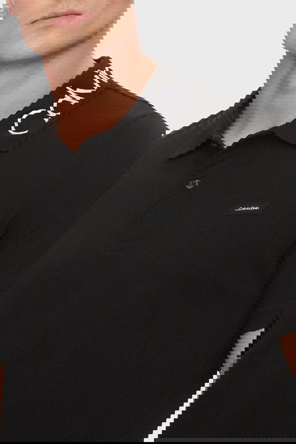 Calvin Klein Polo Yaka Erkek T-shirt Black Calvin Klein Polo Yaka Erkek T-shirt Black