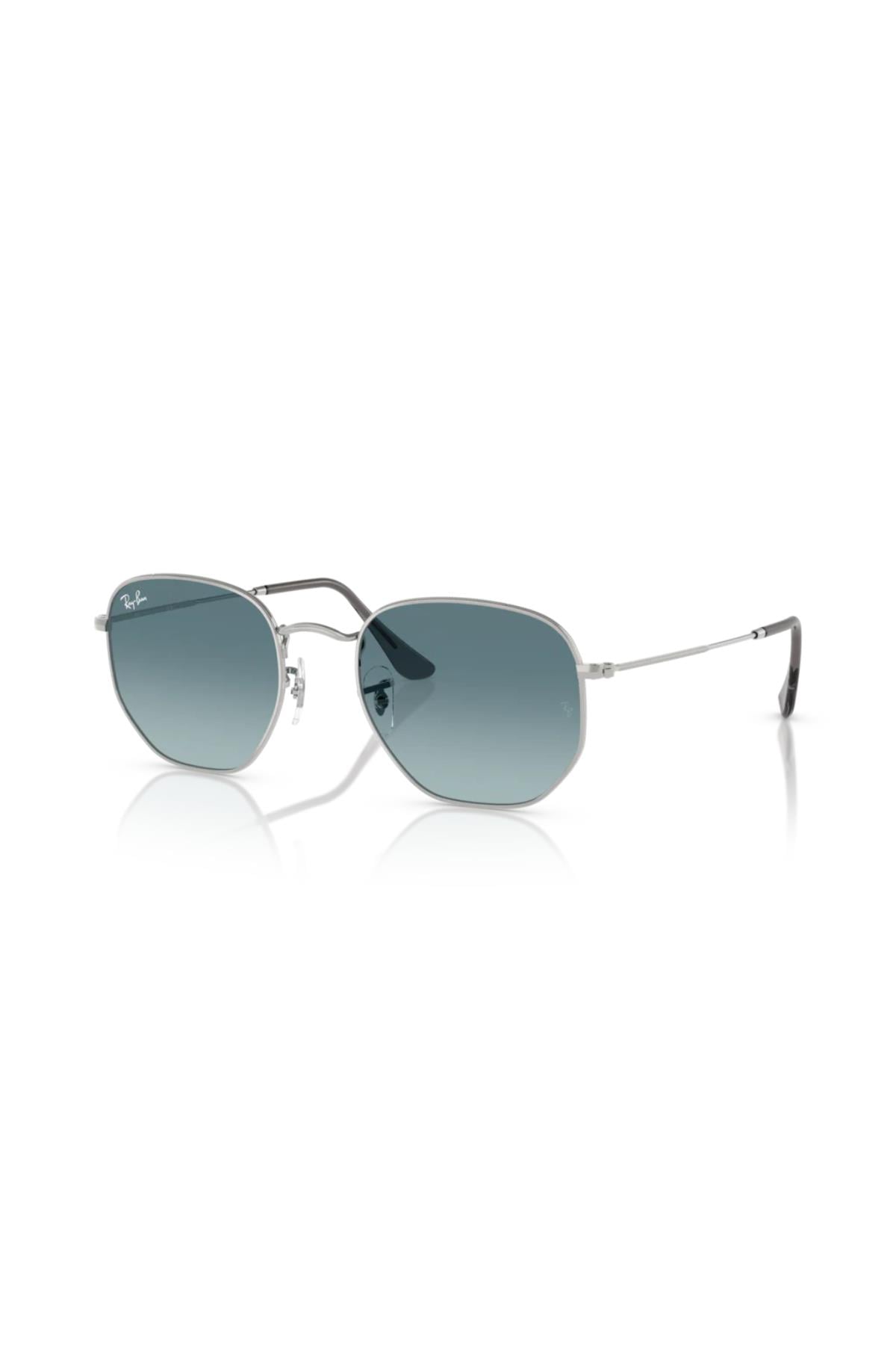 Ray-Ban Hexagonal Flat Lenses Unisex Güneş Gözlüğü ALTINMAVİ