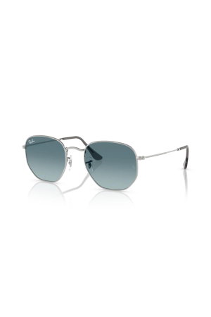 Ray-Ban Hexagonal Flat Lenses Unisex Güneş Gözlüğü ALTINMAVİ