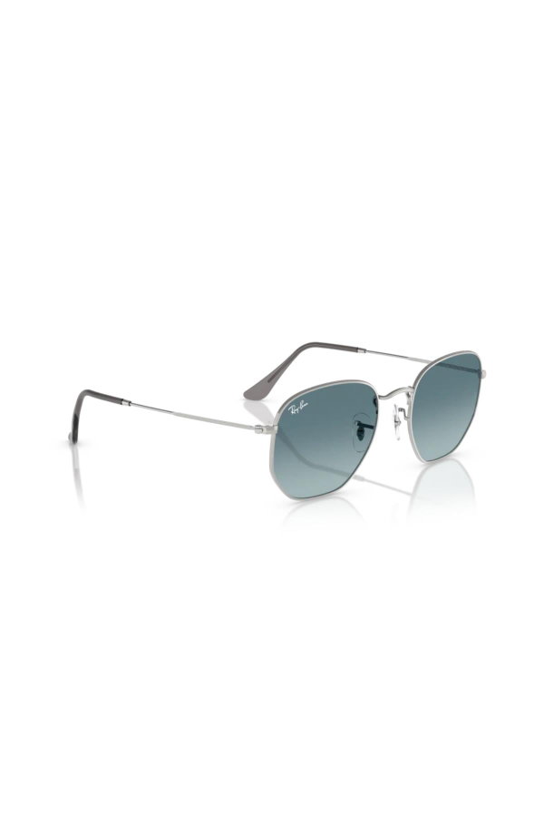 Ray-Ban Hexagonal Flat Lenses Unisex Güneş Gözlüğü ALTINMAVİ