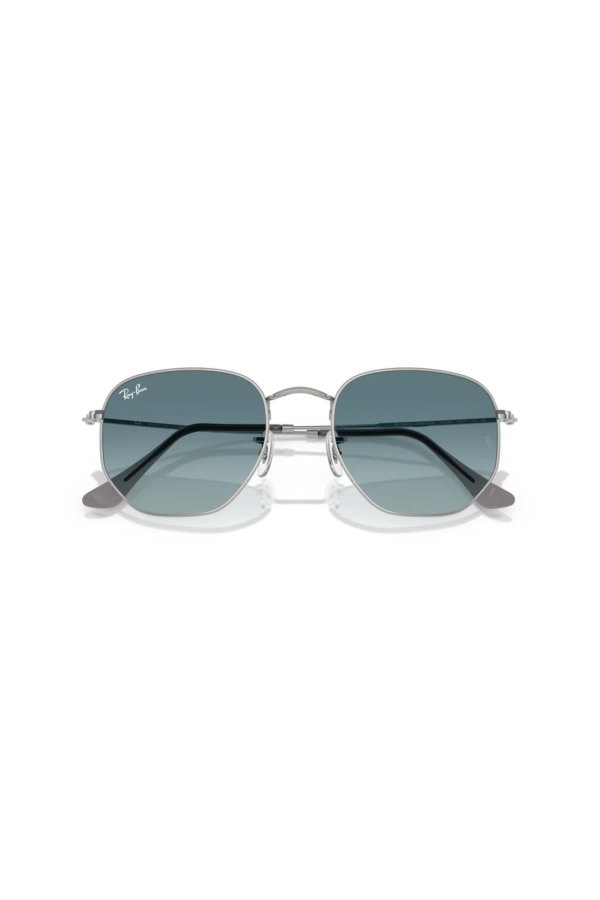 Ray-Ban Hexagonal Flat Lenses Unisex Güneş Gözlüğü ALTINMAVİ