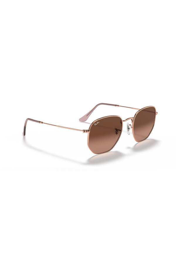 Ray-Ban Hexagonal Flat Lenses Unisex Güneş Gözlüğü KAHVE-ALTI