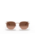 Ray-Ban Hexagonal Flat Lenses Unisex Güneş Gözlüğü KAHVE-ALTI