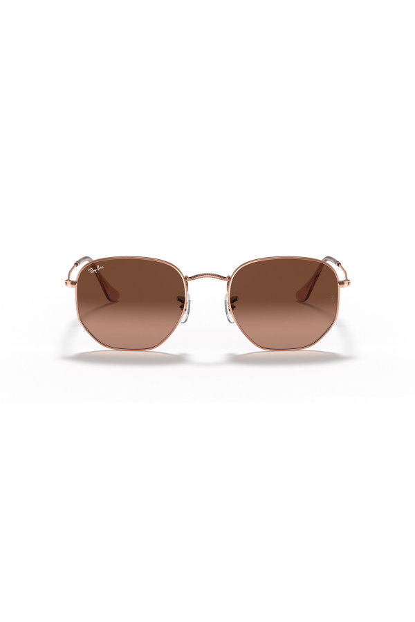 Ray-Ban Hexagonal Flat Lenses Unisex Güneş Gözlüğü KAHVE-ALTI