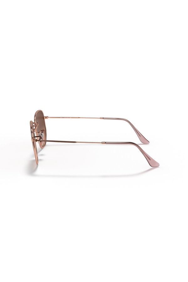 Ray-Ban Hexagonal Flat Lenses Unisex Güneş Gözlüğü KAHVE-ALTI