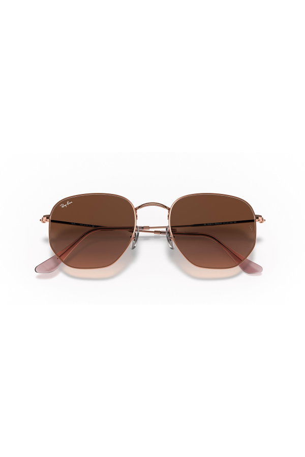 Ray-Ban Hexagonal Flat Lenses Unisex Güneş Gözlüğü KAHVE-ALTI