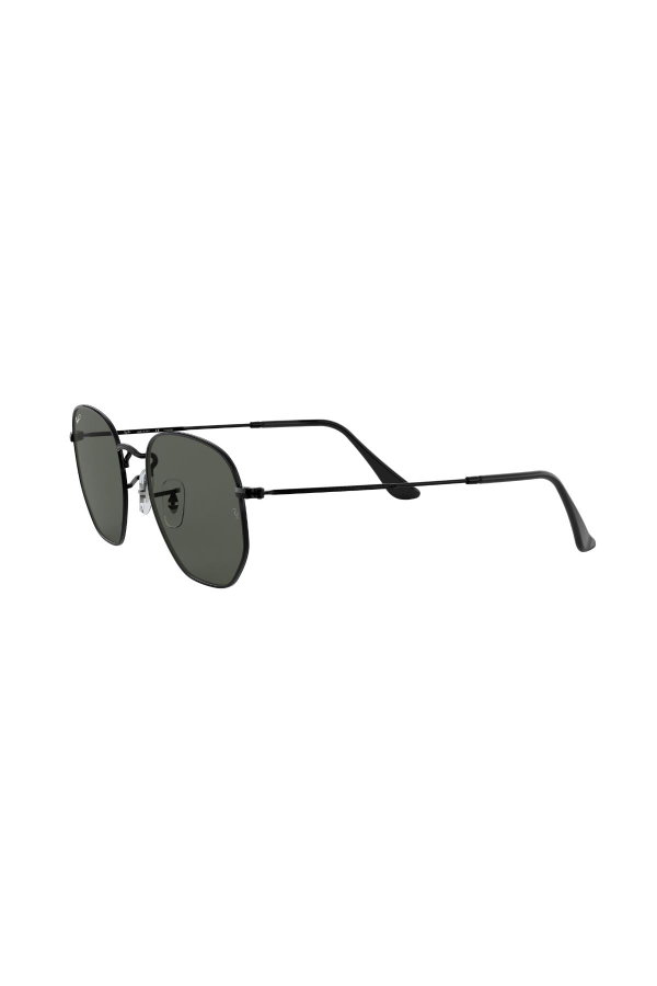 Ray-Ban Hexagonal Flat Lenses Unisex Polarize Güneş Gözlüğü SİYAH