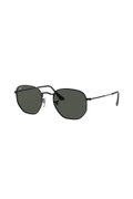 Ray-Ban Hexagonal Flat Lenses Unisex Polarize Güneş Gözlüğü SİYAH-GRİ
