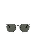 Ray-Ban Hexagonal Flat Lenses Unisex Polarize Güneş Gözlüğü SİYAH-GRİ