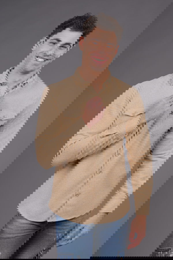 Cepli Gömlek BEJ Cepli Gömlek BEJ