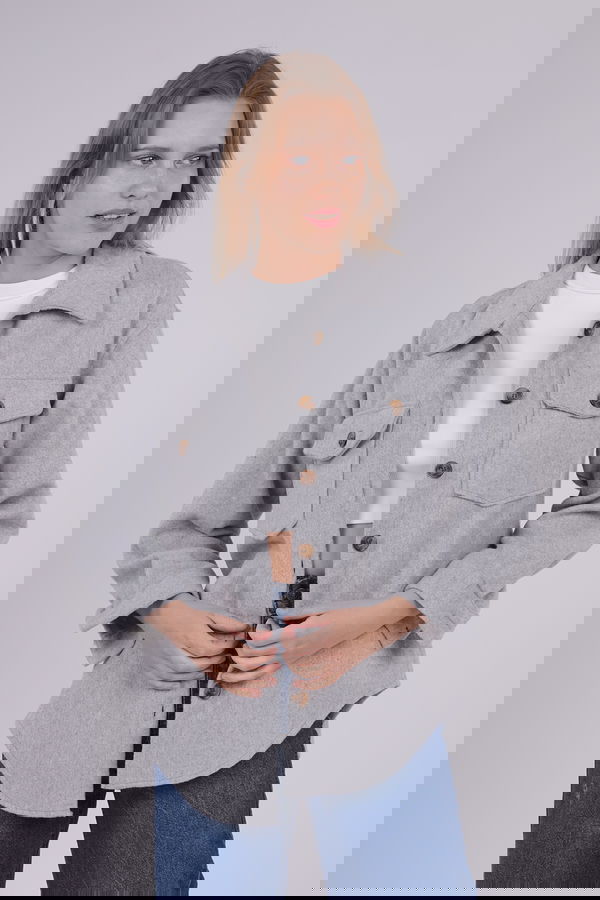 Cepli Gömlek GRI Cepli Gömlek GRI
