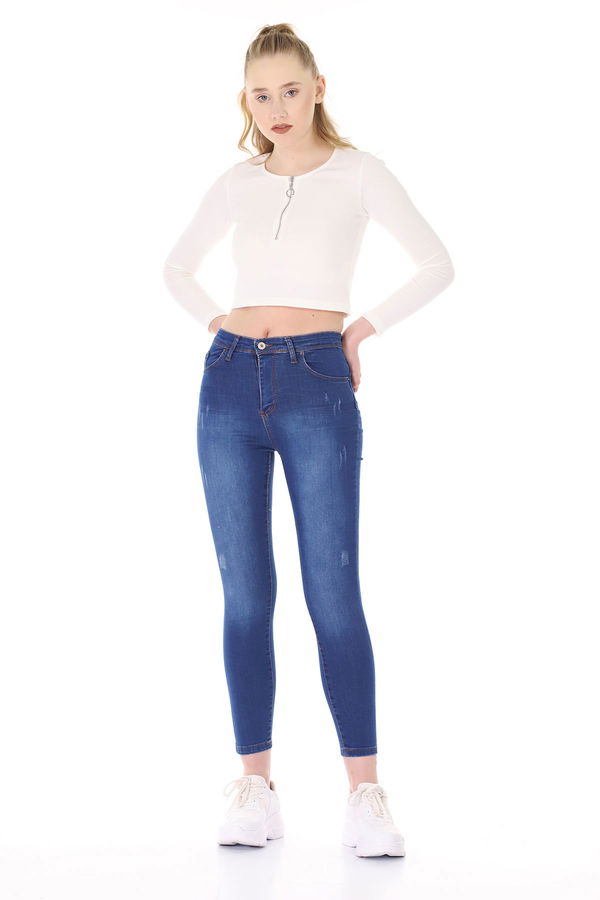 Cepli Kot Pantolon TAŞ-MAVİ Cepli Kot Pantolon TAŞ-MAVİ