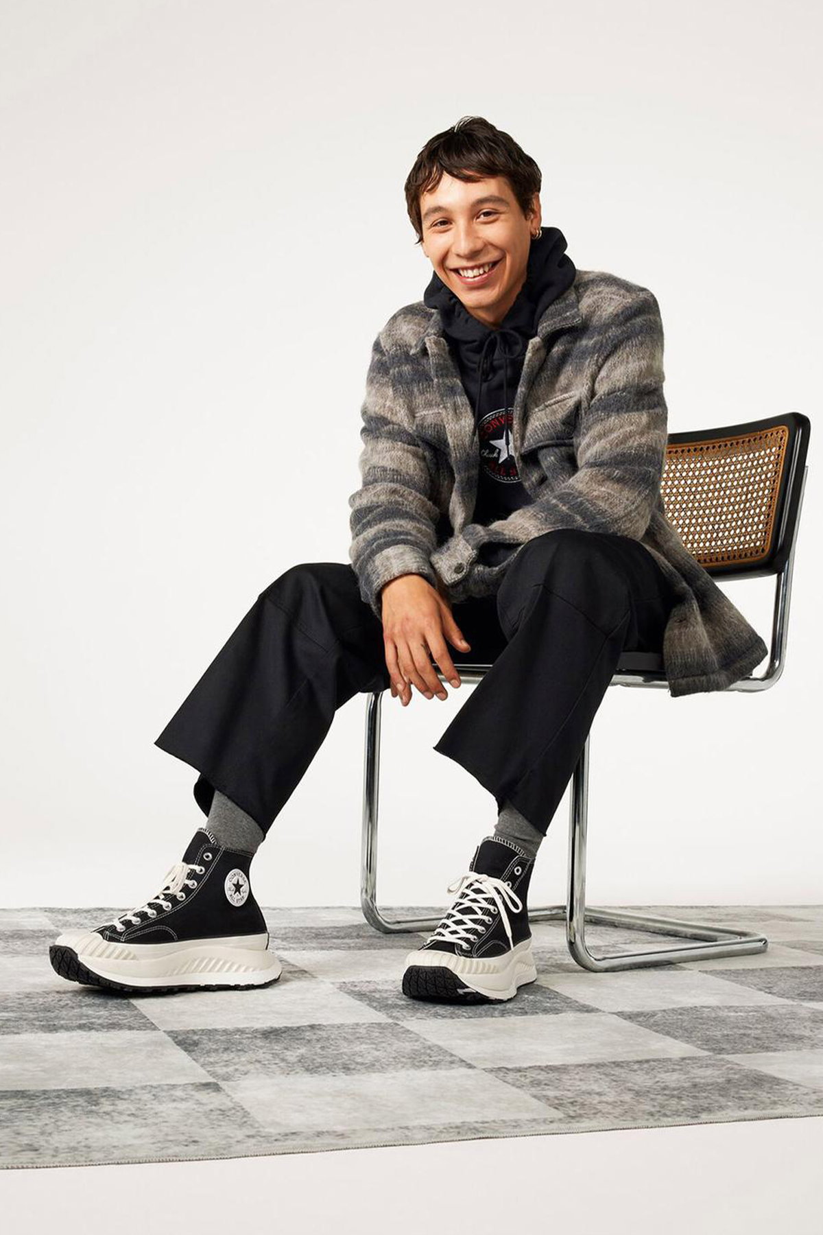 Converse Chuck 70 At-Cx Unisex Platform Sneaker SIYAH