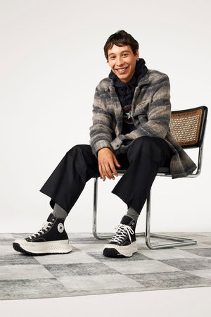 Converse Chuck 70 At-Cx Unisex Platform Sneaker SIYAH