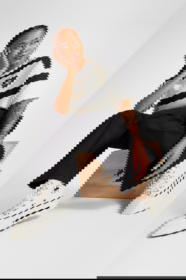 Converse Chuck 70 De Luxe Squared Kadın Platform Sneaker KREM